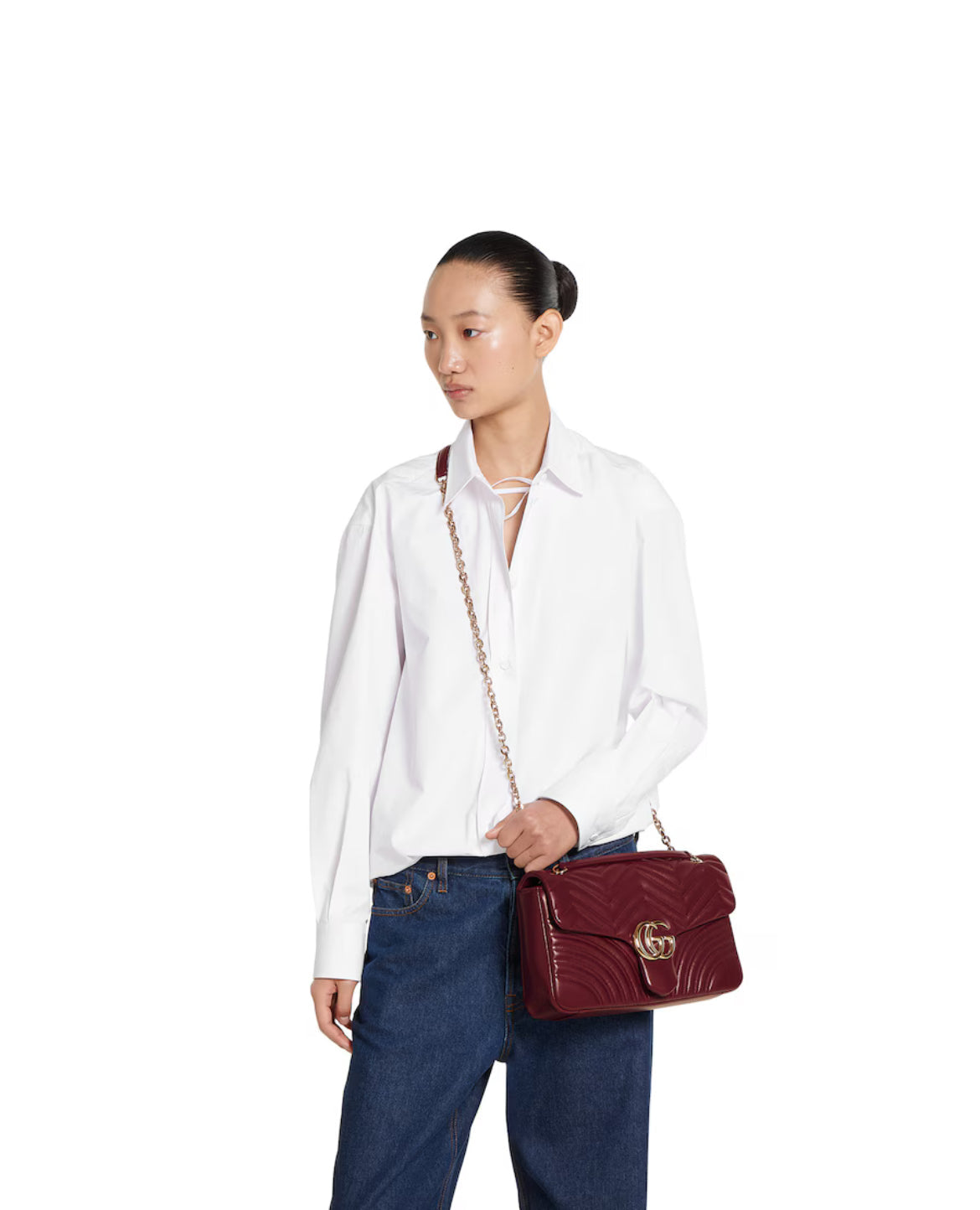Gucci Sac Épaule GG Marmont Grand Format 1