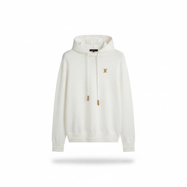 Louis Vuitton Sweatshirt à capuche LV — Coton blanc