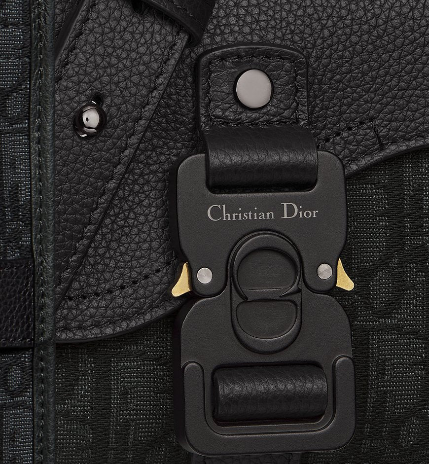 DIOR MINI SAC MESSENGER À RABAT SADDLE – DIOR OBLIQUE
