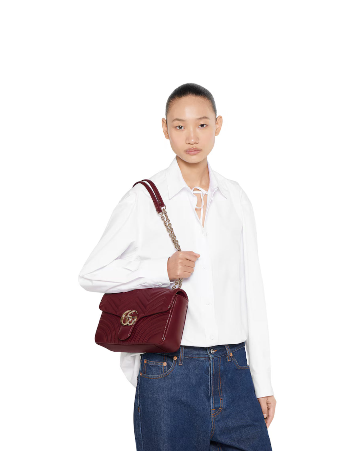 Gucci Sac Épaule GG Marmont Grand Format 1