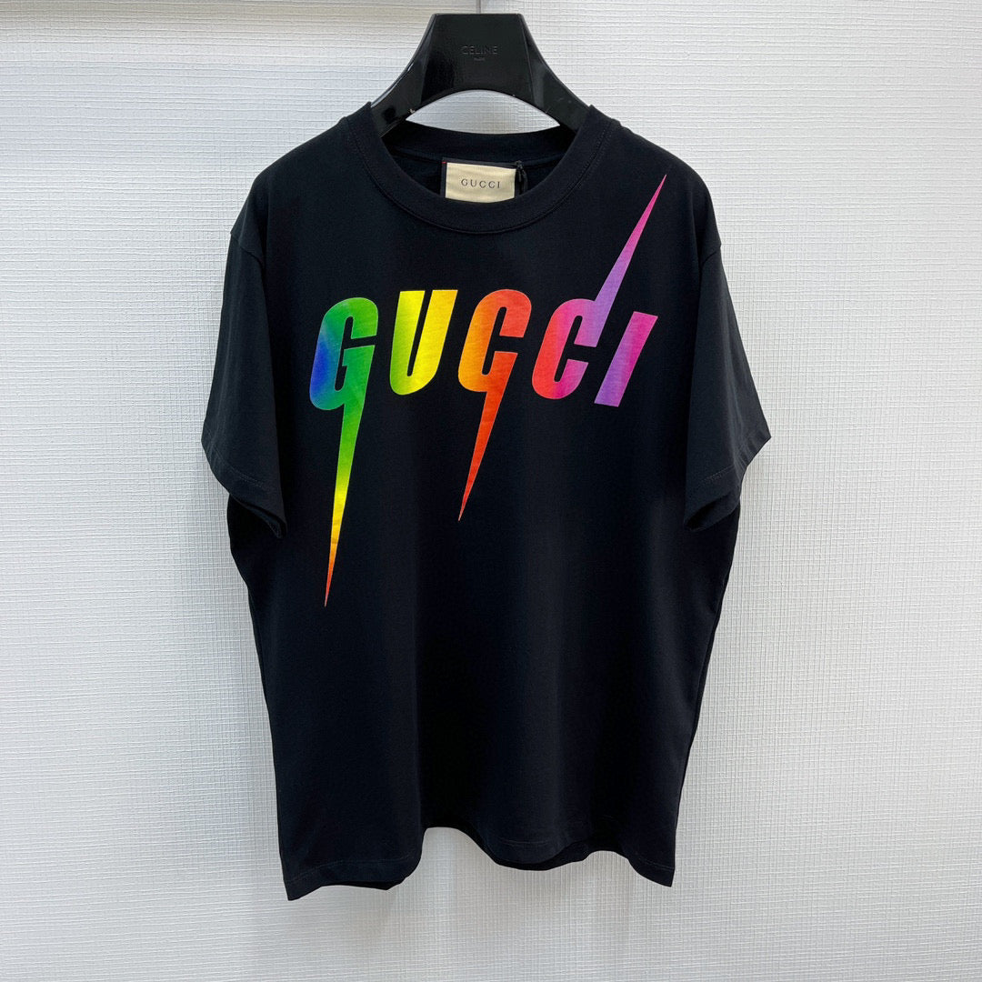 GUCCI — T-shirt Gucci Blade, jersey de coton, Noir