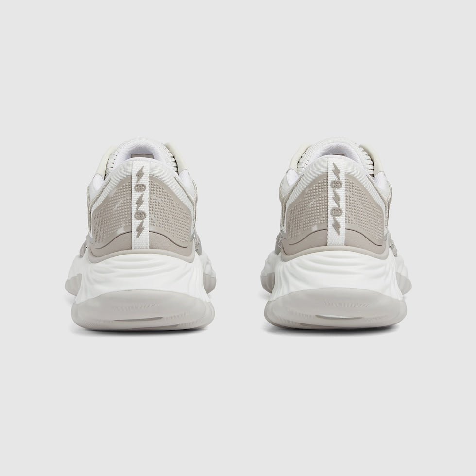 Baskets Gucci Ripple Blanc et Gris