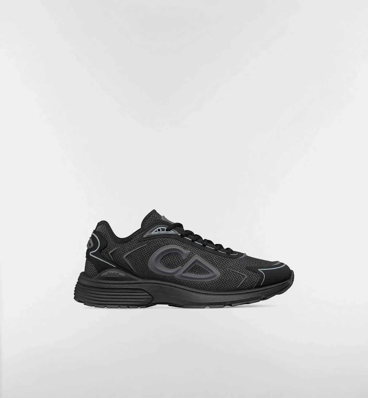 DIOR — Sneaker B30, maille technique et nylon, Noir