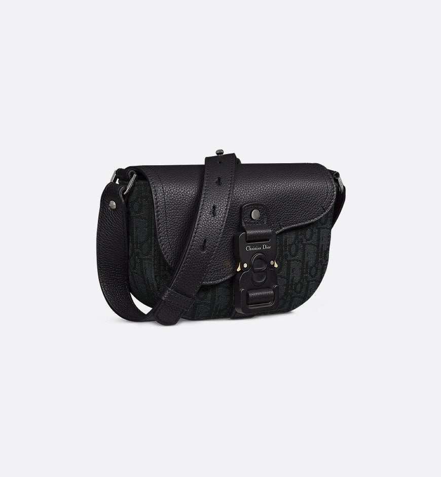 DIOR MINI SAC MESSENGER À RABAT SADDLE – DIOR OBLIQUE