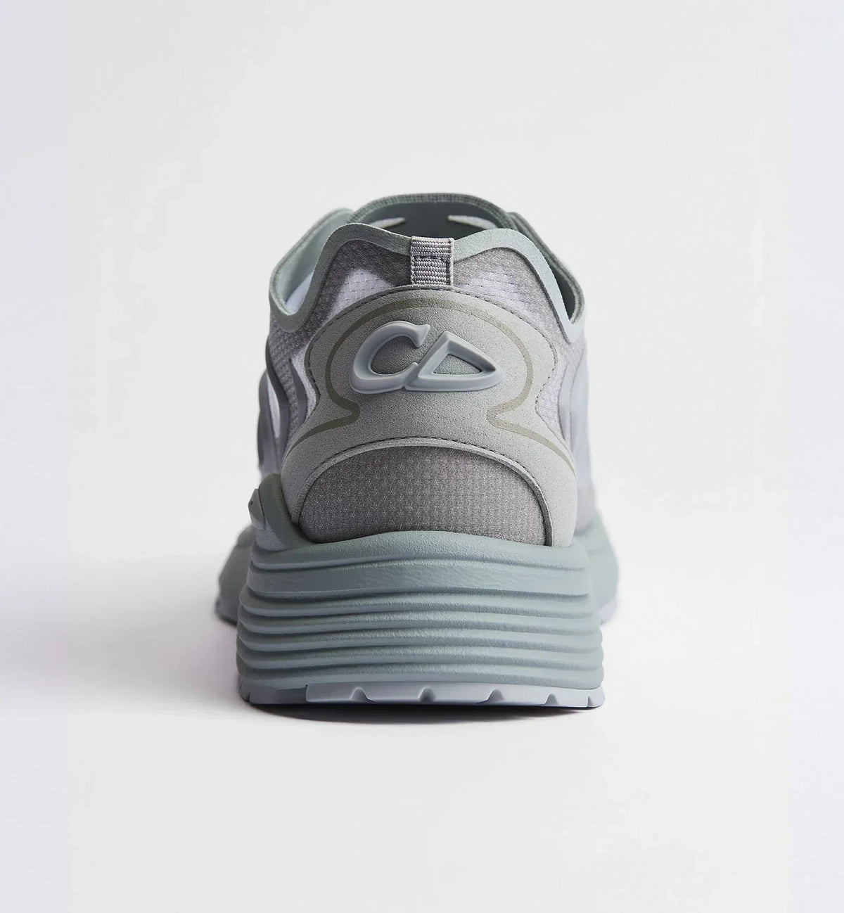DIOR — Sneaker B30, maille technique et nylon, Gris clair