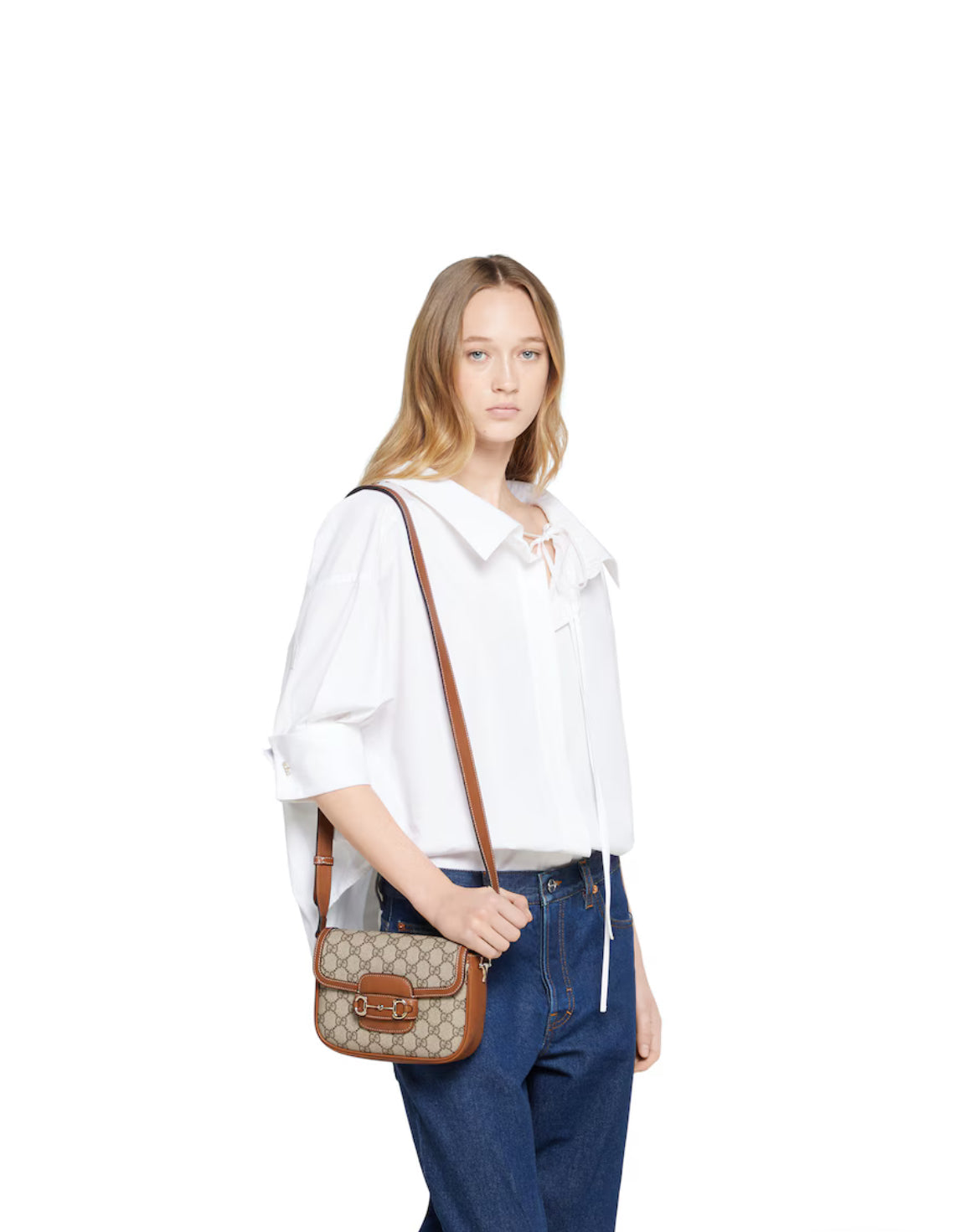 Gucci Sac Épaule Horsebit 1955 Soft Petit Format 3