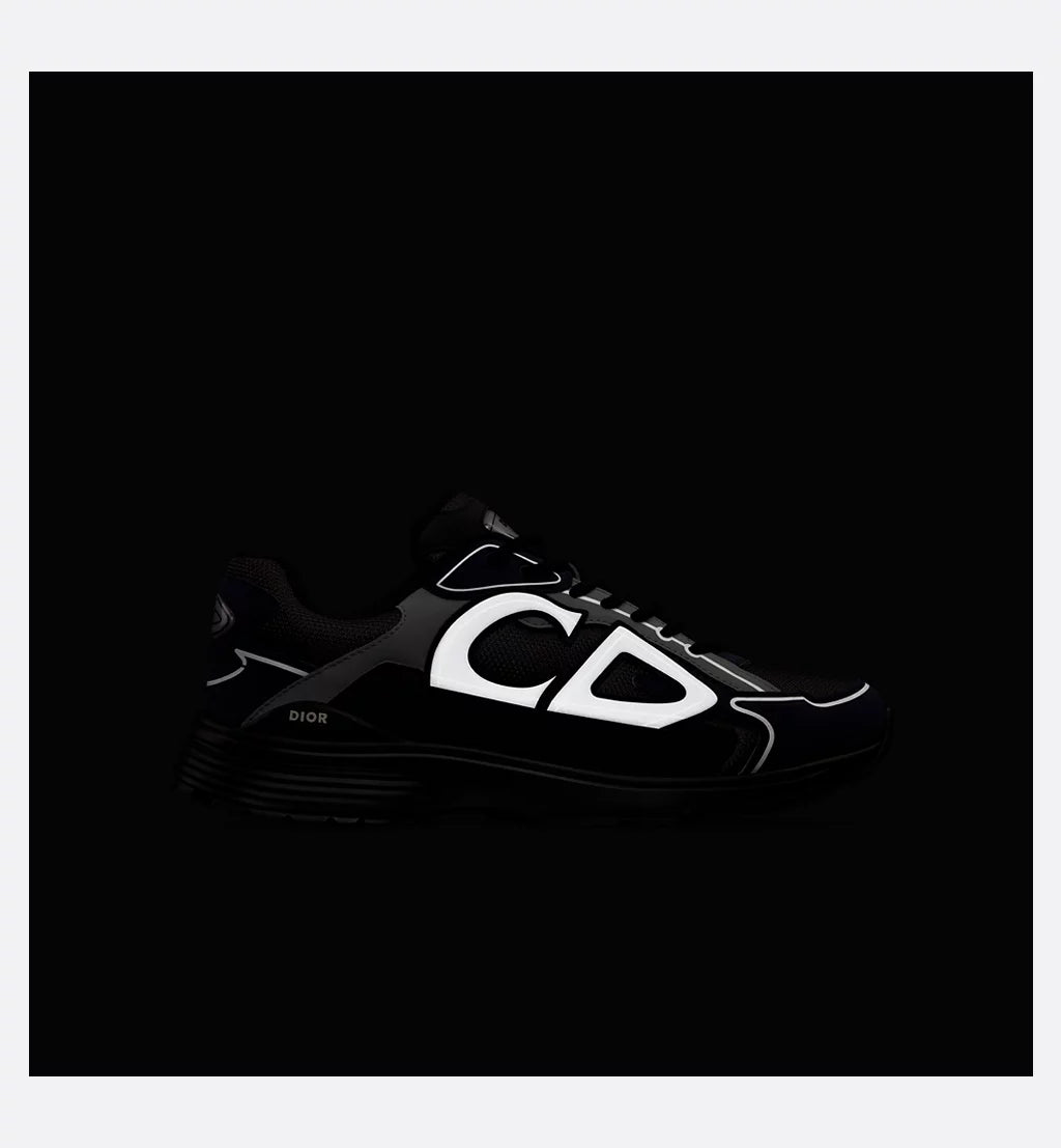 DIOR B30 SNEAKER – DIOR OBLIQUE TECHNICAL MESH BLEU MARINE, VIOLET & NOIR