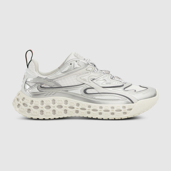 Baskets Gucci CUB3D Blanc et Argent