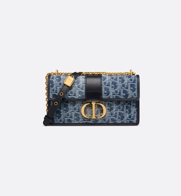 Dior Sac East-West Chaîne 30 Montaigne Denim Oblique