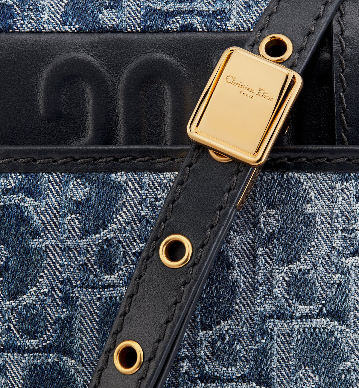 Dior Sac East-West Chaîne 30 Montaigne Denim Oblique
