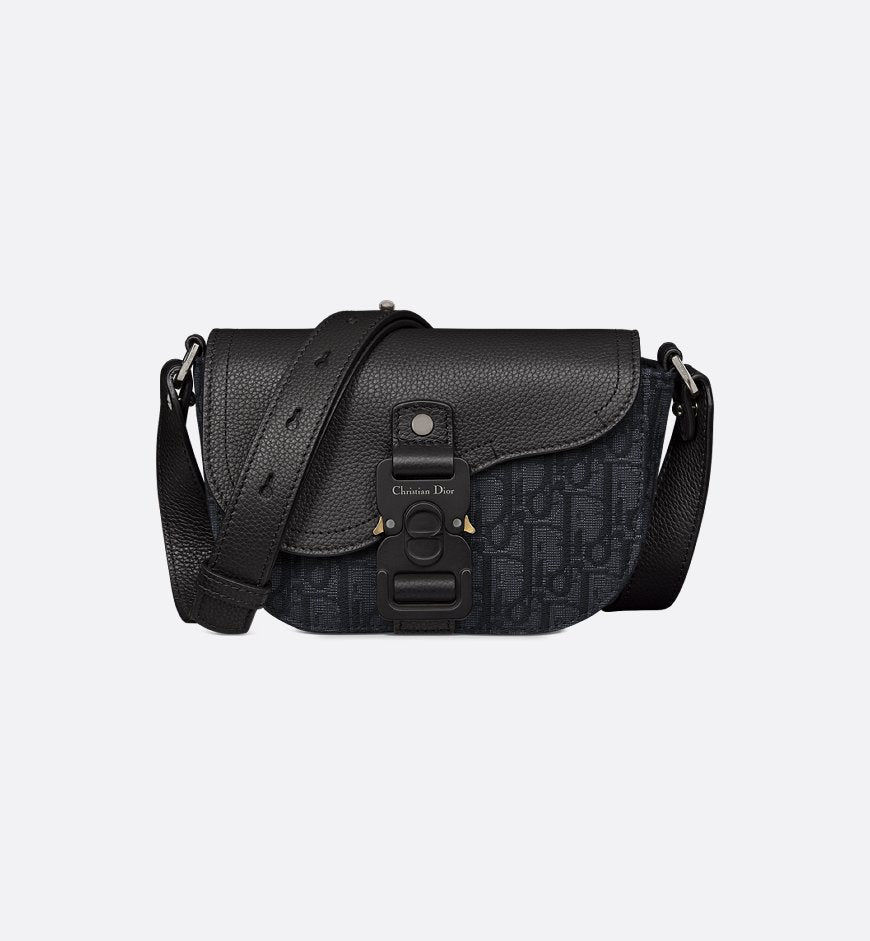 DIOR MINI SAC MESSENGER À RABAT SADDLE – DIOR OBLIQUE