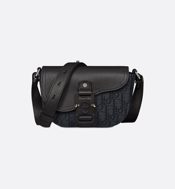 DIOR MINI SAC MESSENGER À RABAT SADDLE – DIOR OBLIQUE