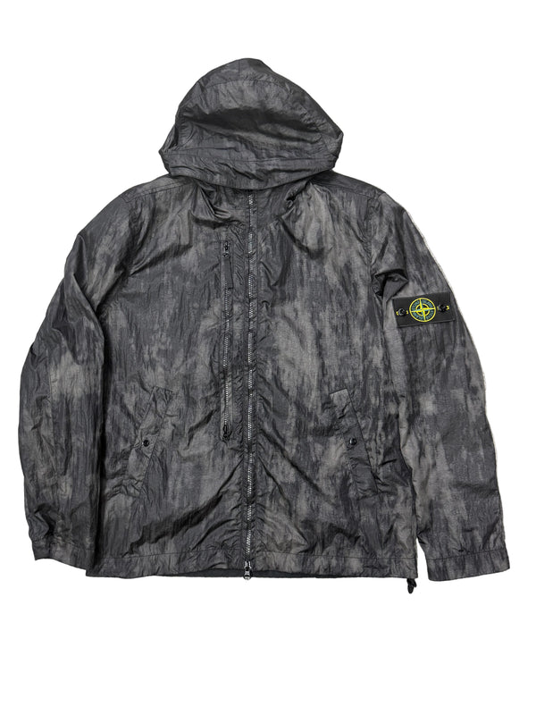 Stone Island Veste Coupe-Vent Crinkle Reps — Gris anthracite