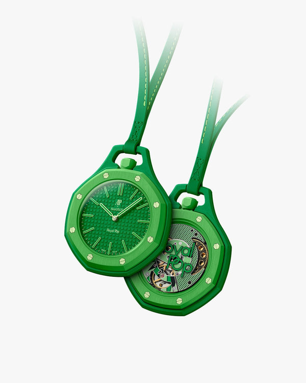 SWATCH × AUDEMARS PIGUET – ROYAL OAK CONCEPT GREEN WATCH AVEC BRACELET BIOCERAMIC