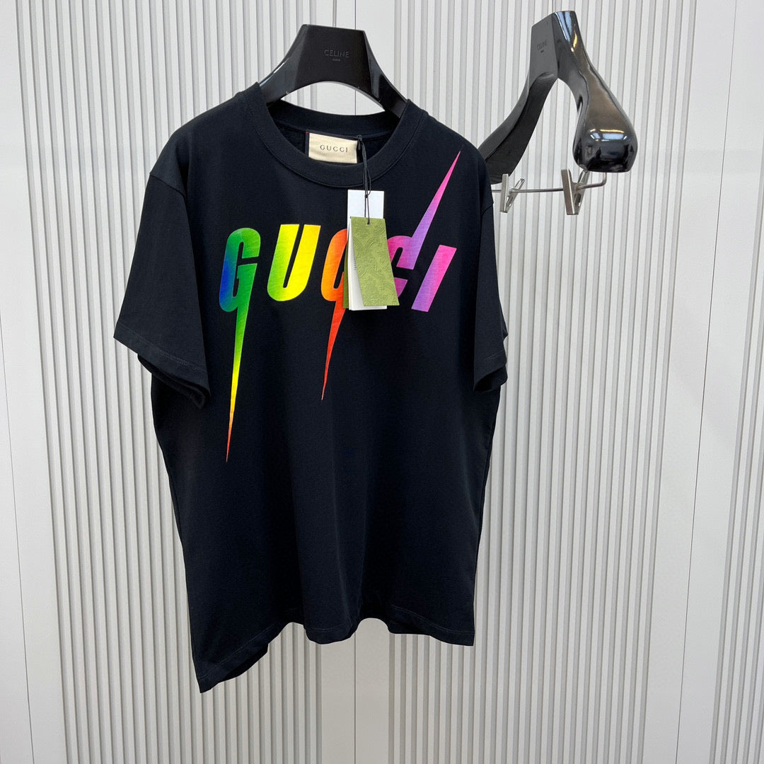 GUCCI — T-shirt Gucci Blade, jersey de coton, Noir
