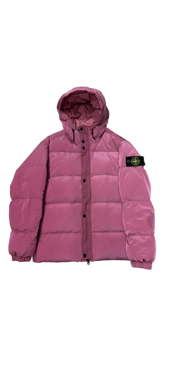 Stone Island Doudoune Crinkle Reps — Rose