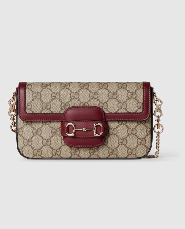 Gucci Sac Épaule Horsebit 1955 Soft Petit Format Beige