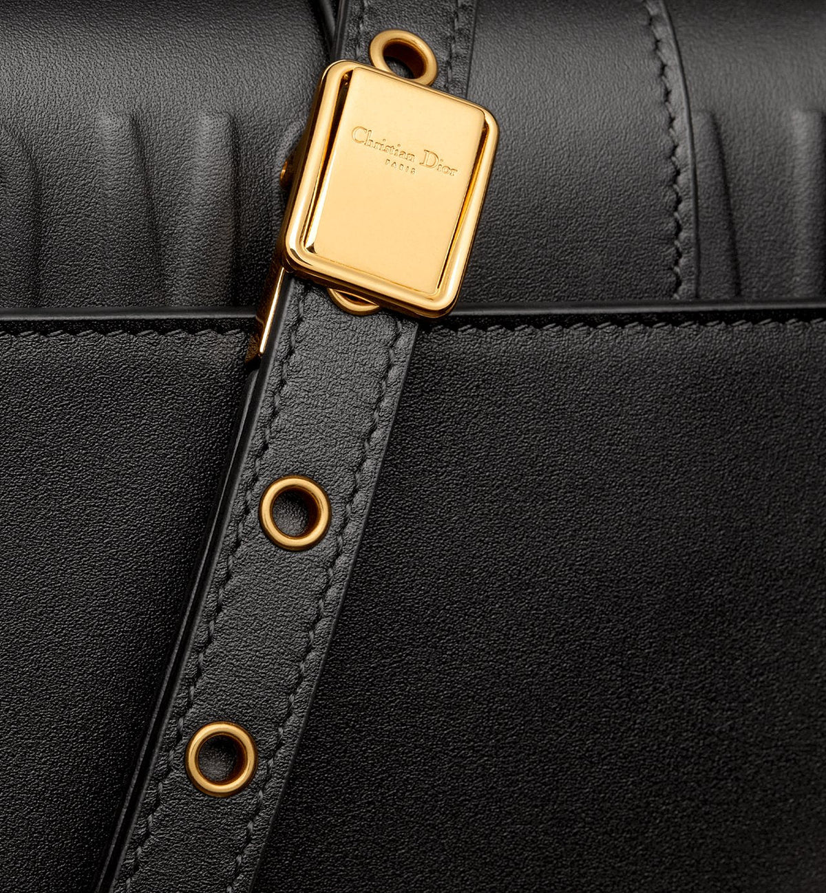 Dior Sac East-West Chaîne 30 Montaigne Cuir Noir 2