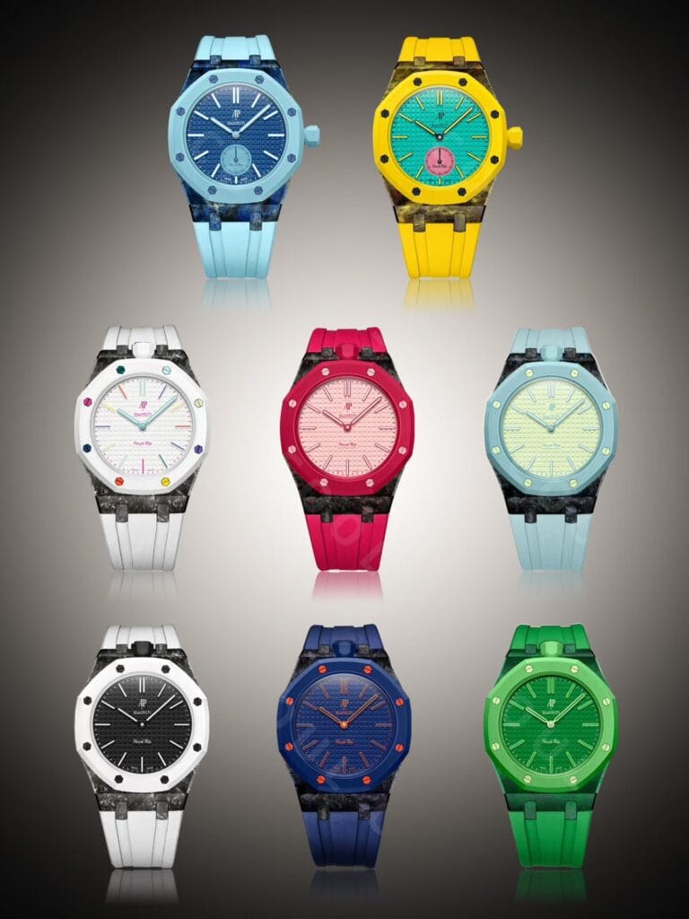 SWATCH × AUDEMARS PIGUET – ROYAL OAK CONCEPT BLACK &amp; WHITE WATCH AVEC BRACELET BIOCERAMIC