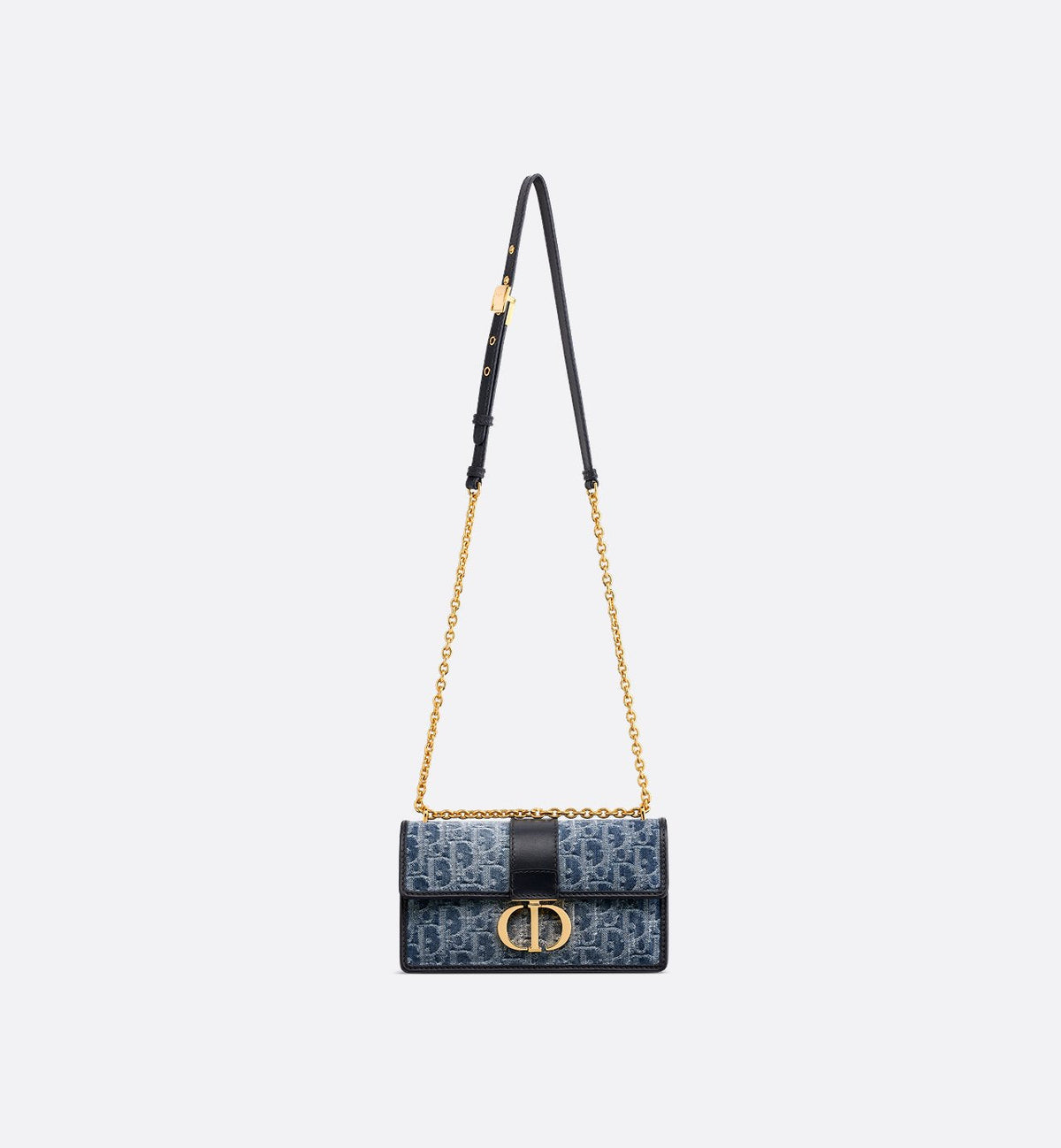Dior Sac East-West Chaîne 30 Montaigne Denim Oblique