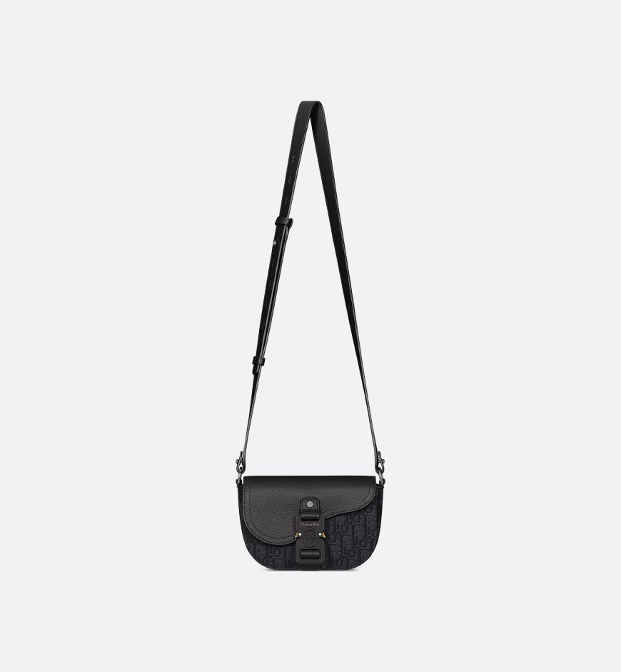 DIOR MINI SAC MESSENGER À RABAT SADDLE – DIOR OBLIQUE
