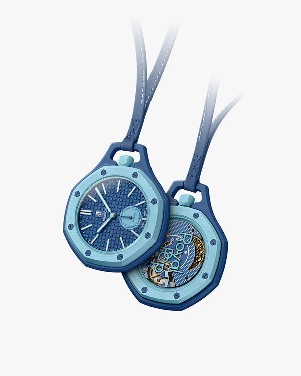 SWATCH × AUDEMARS PIGUET – ROYAL OAK CONCEPT BLUE &amp; TURQUOISE WATCH AVEC BRACELET BIOCERAMIC