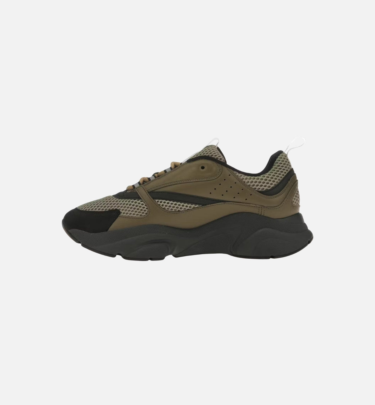DIOR B22 SNEAKER – MESH TECHNIQUE KAKI, BEIGE & NOIR