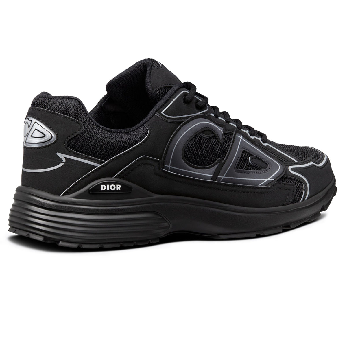 DIOR — Sneaker B30, maille technique et nylon, Noir