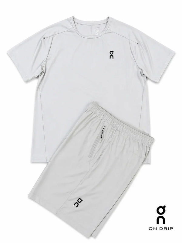 ON — Ensemble Été Gris Perle (T-shirt + Short)