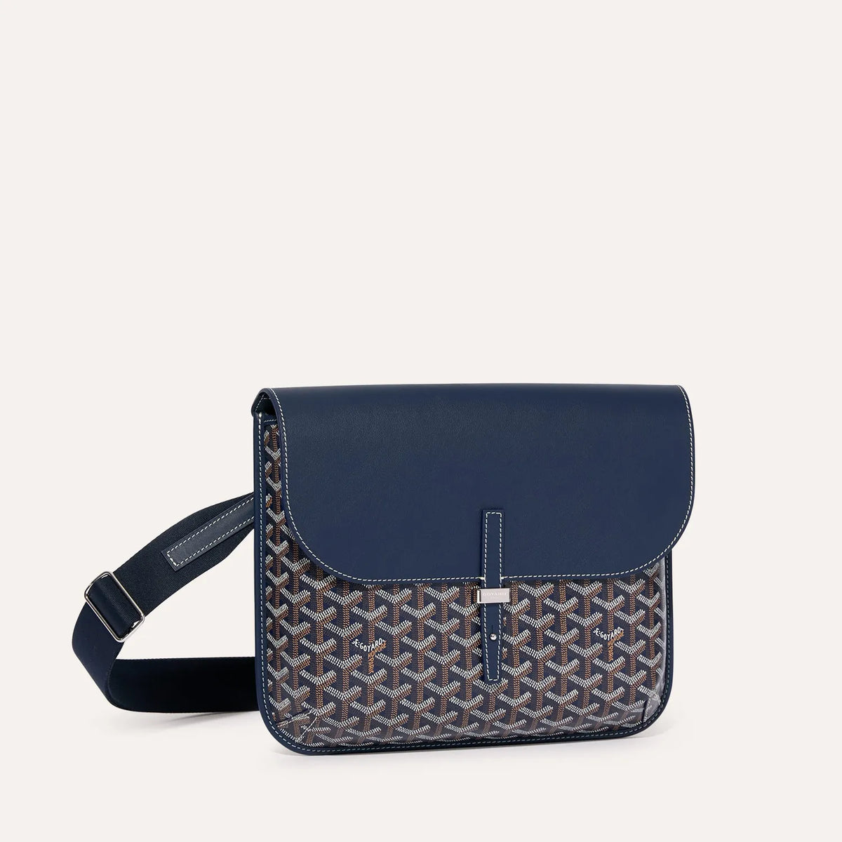 GOYARD - Messager Coursier 'Bleu Marine'