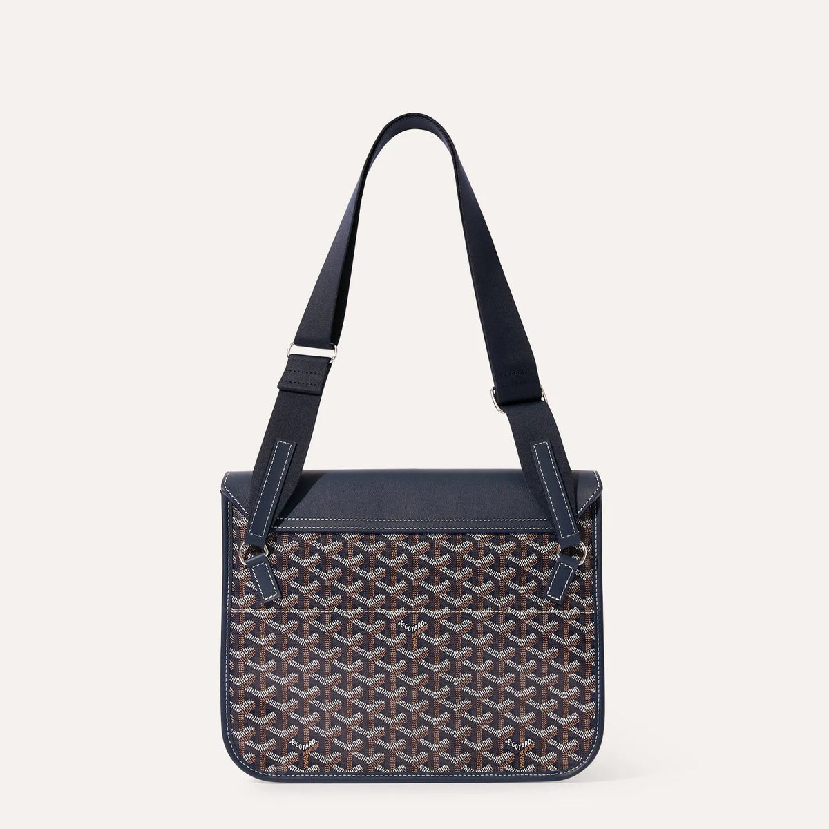 GOYARD - Messager Coursier 'Bleu Marine'