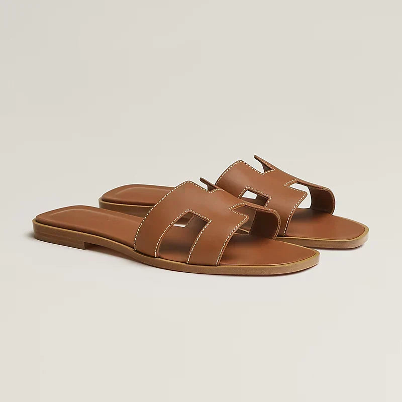 HERMÈS SANDALE ORAN – GOLD
