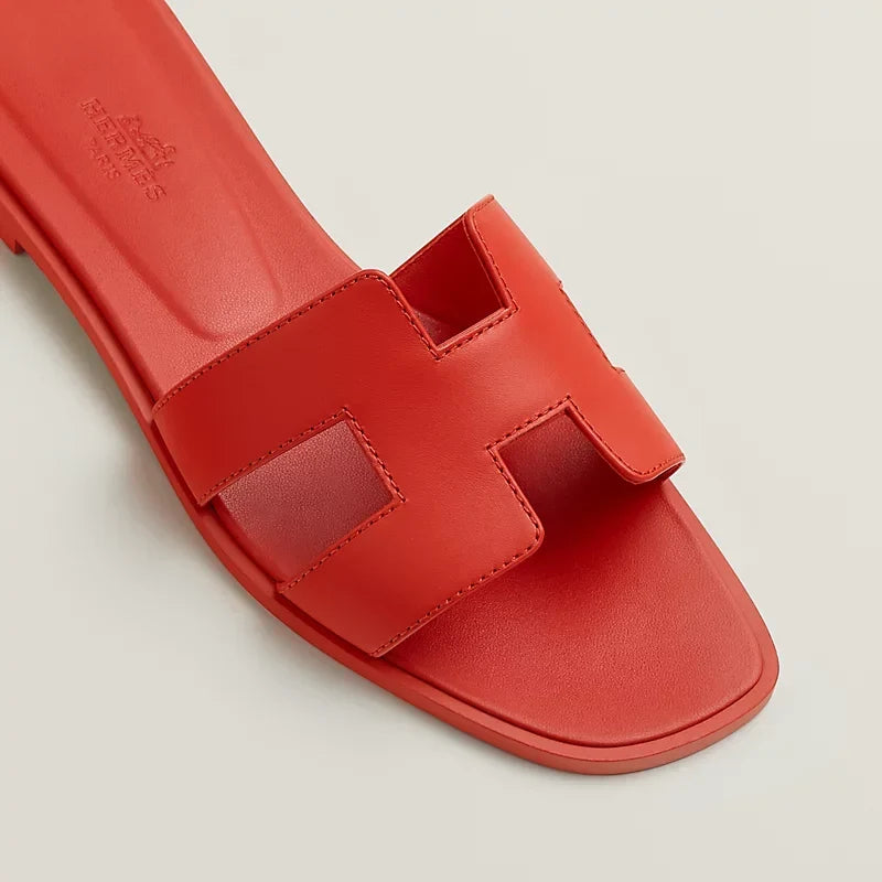 HERMÈS SANDALE ORAN – ORANGE CAPUCINE