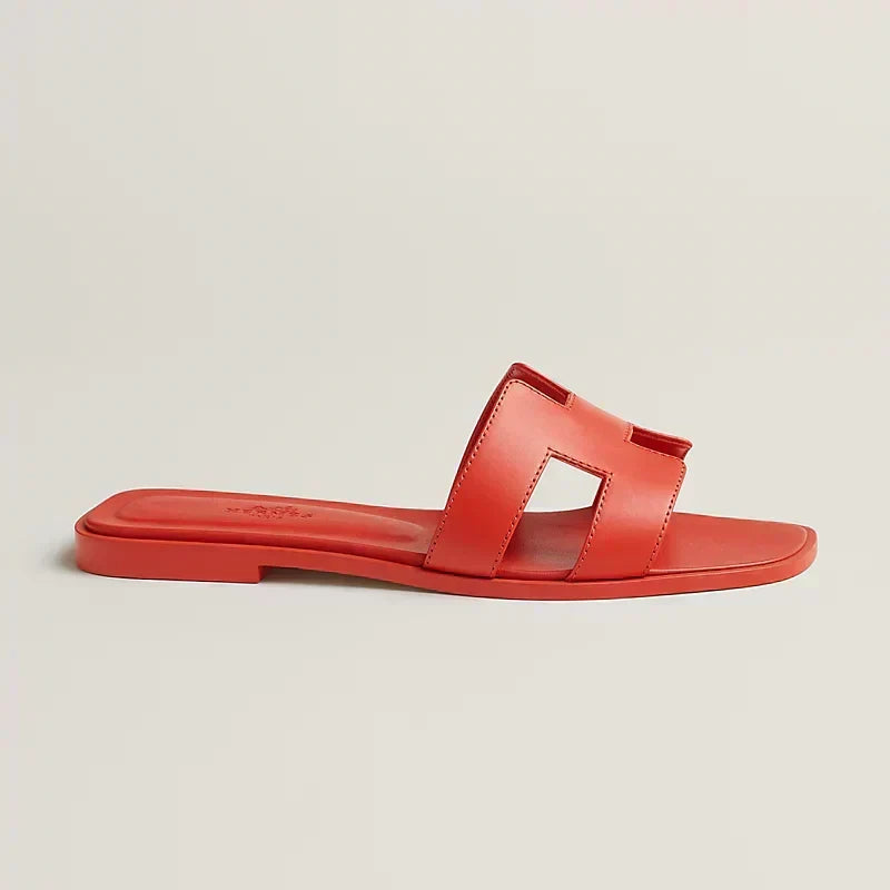 HERMÈS SANDALE ORAN – ORANGE CAPUCINE